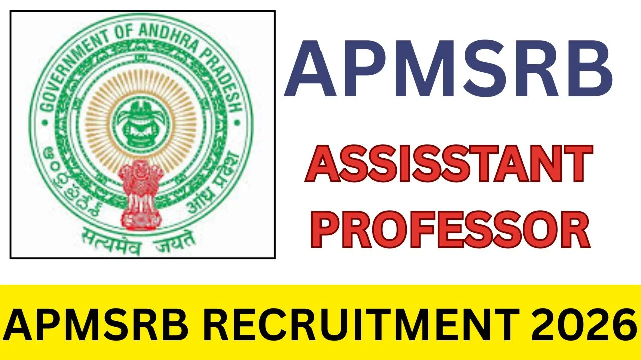 APMSRB RECRUITMENT 2026